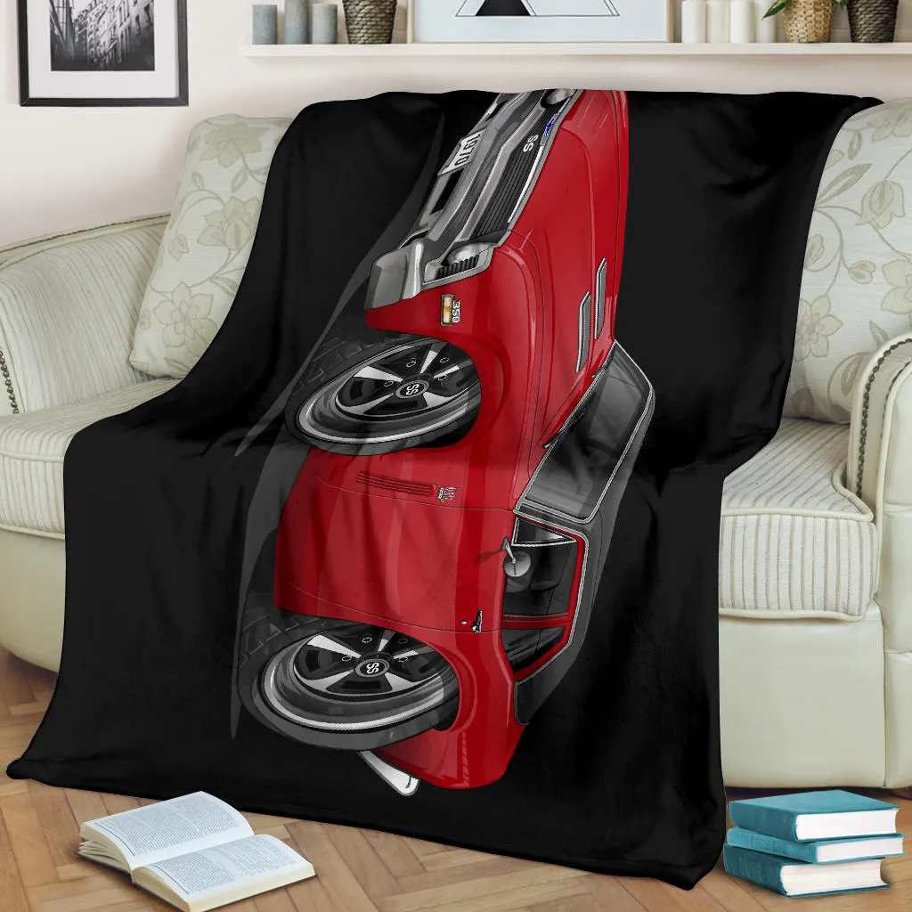 1970 Nova SS Car Art Premium Blanket