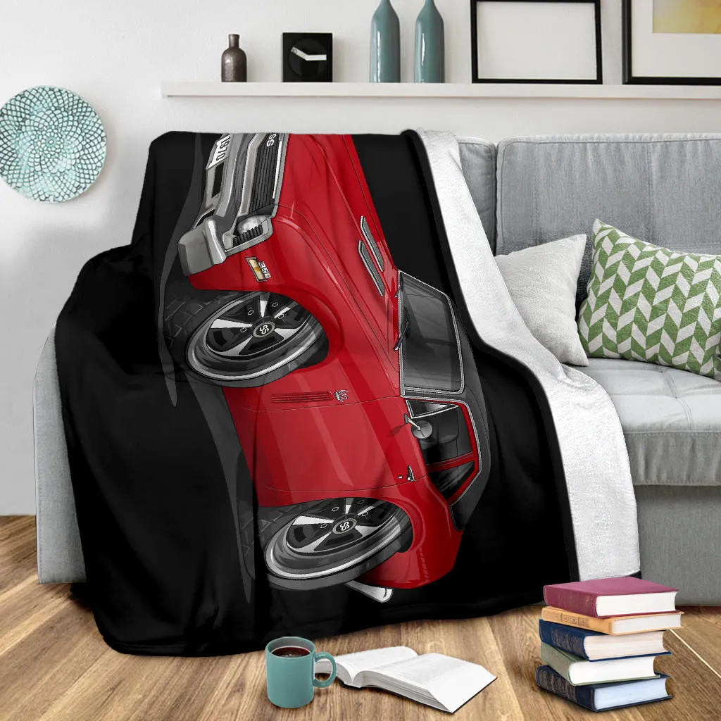 1970 Nova SS Car Art Premium Blanket