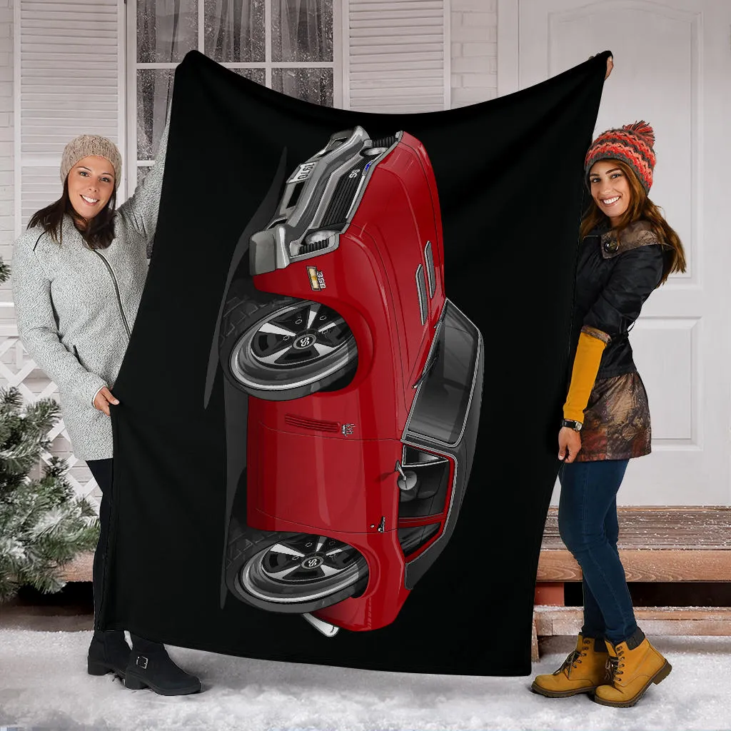 1970 Nova SS Car Art Premium Blanket