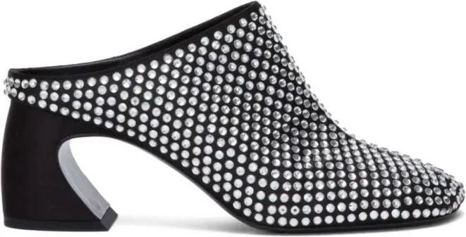 3.1 Phillip Lim ID 65mm crystal-embellished mules Black