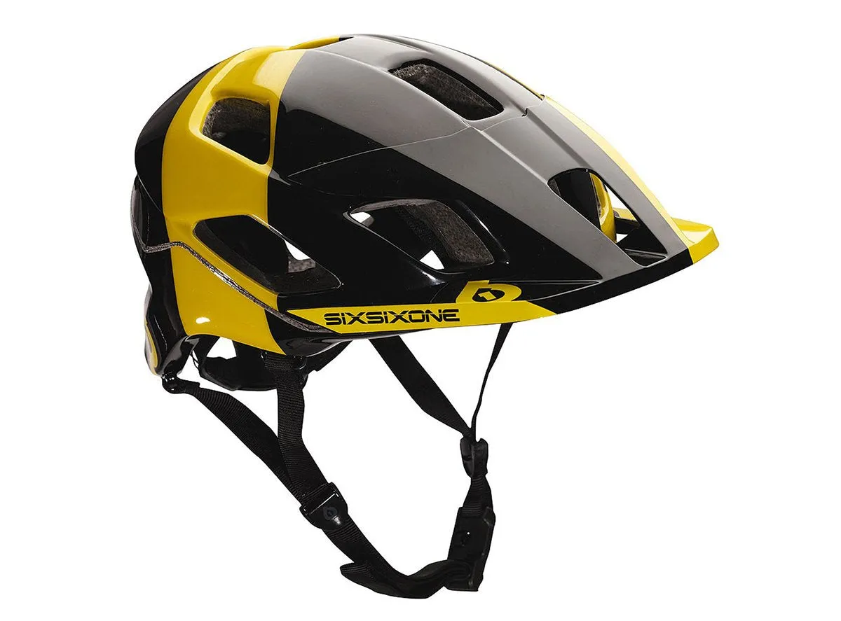 661 Evo AM TRES MTB Helmet - Black-Yellow - NLM