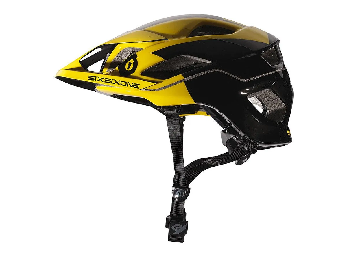 661 Evo AM TRES MTB Helmet - Black-Yellow - NLM