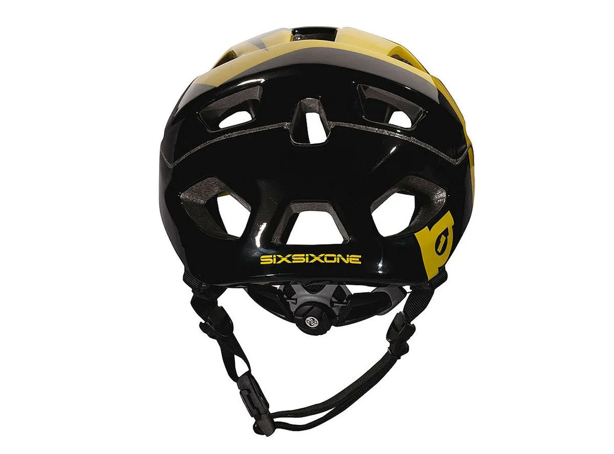 661 Evo AM TRES MTB Helmet - Black-Yellow - NLM