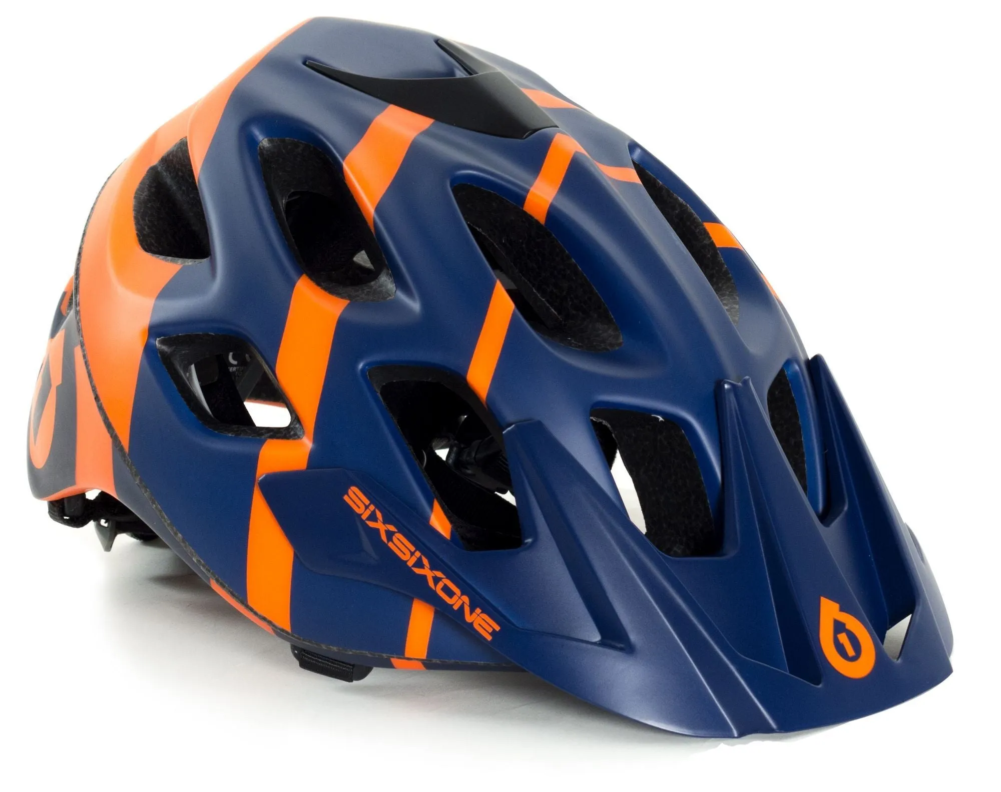 661 Recon Stryker MTB Helmet - Navy-Orange