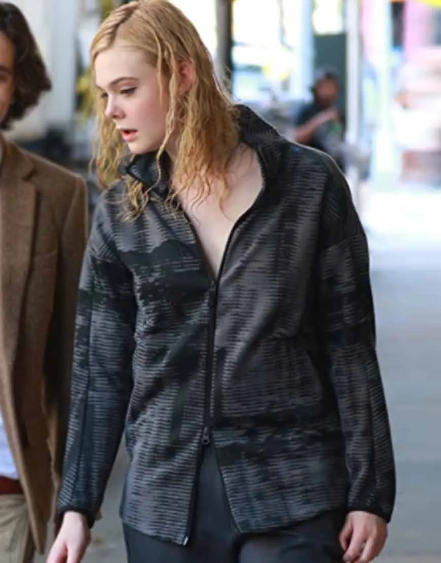 A Rainy Day In New York Elle Fanning Jacket | Ujackets.com