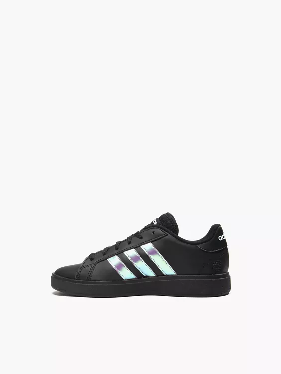 adidas Core  Grand Court Base 2.0 Black/Irredescent Trainers