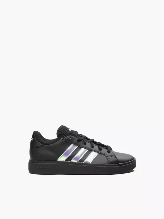 adidas Core  Grand Court Base 2.0 Black/Irredescent Trainers