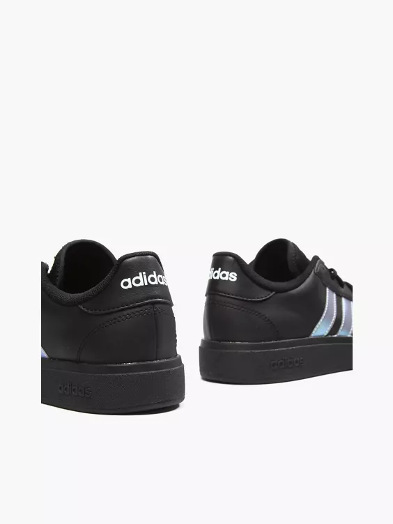 adidas Core  Grand Court Base 2.0 Black/Irredescent Trainers