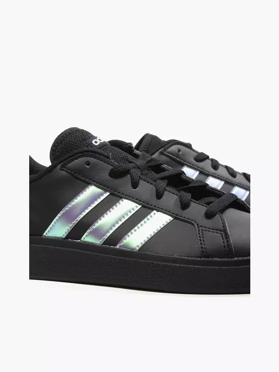 adidas Core  Grand Court Base 2.0 Black/Irredescent Trainers