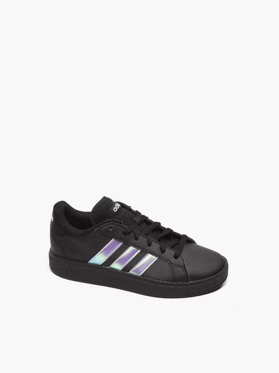 adidas Core  Grand Court Base 2.0 Black/Irredescent Trainers