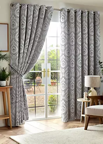 Alan Symonds Victoria Pair of Blackout Eyelet Curtains | Kaleidoscope