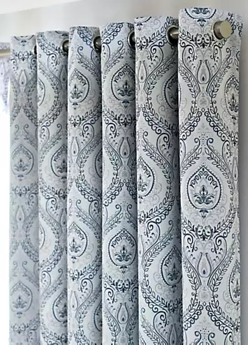 Alan Symonds Victoria Pair of Blackout Eyelet Curtains | Kaleidoscope