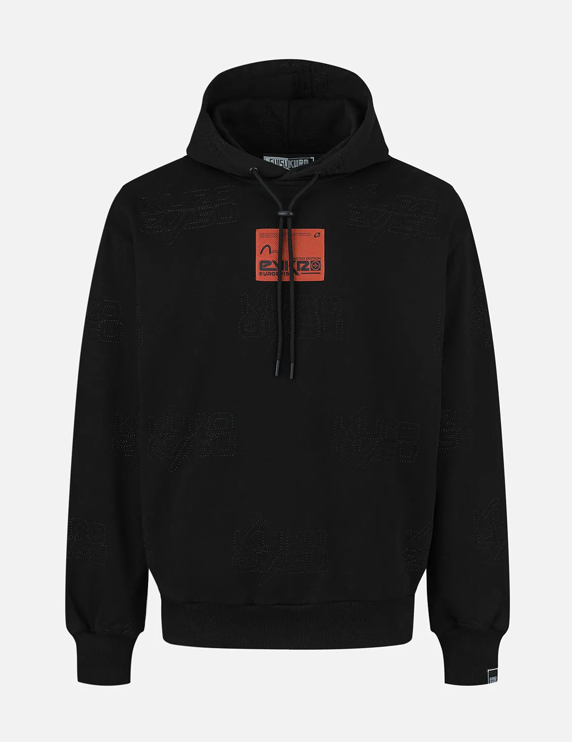 Allover Logo Regular Fit Quilting Hoodie