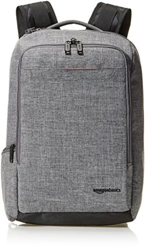 Amazonbasics Slim Carry On Backpack, Grey