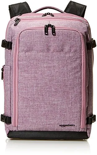 Amazonbasics Slim Carry On Backpack, Purple