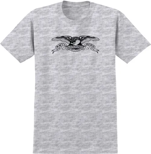 Antihero Skateboards Basic Eagle T-Shirt (Ash)