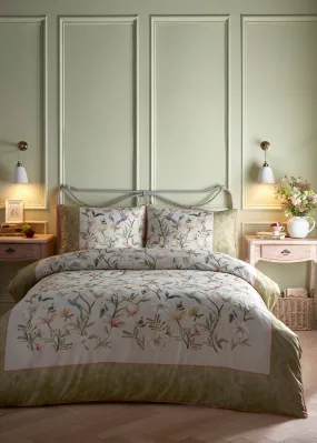 Appletree Heritage Fiorella Natural Duvet Cover Set