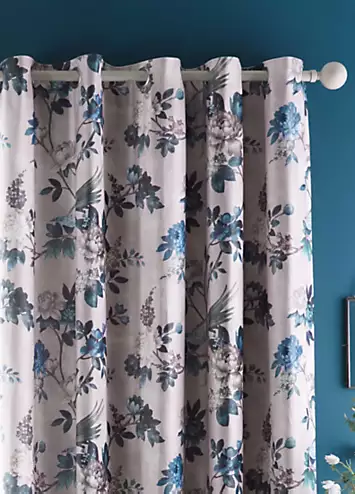 Appletree Heritage Windsford Pair of Lined Eyelet Curtains | Kaleidoscope