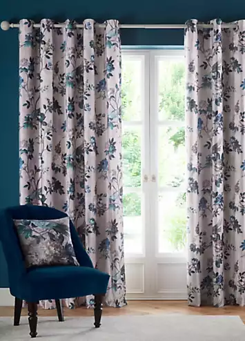 Appletree Heritage Windsford Pair of Lined Eyelet Curtains | Kaleidoscope