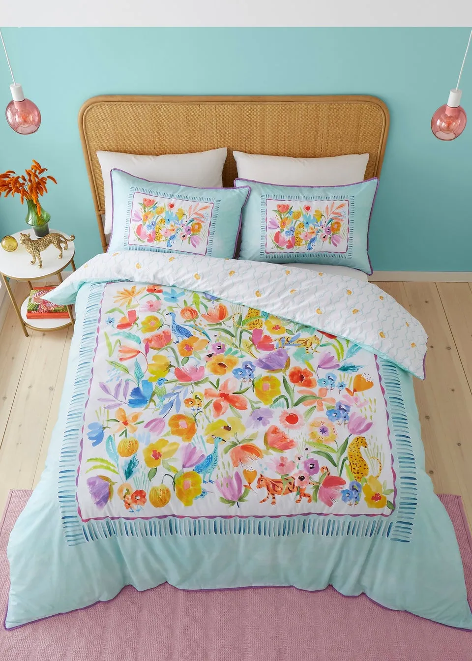 Appletree Style Festival Blue Duvet Cover Set