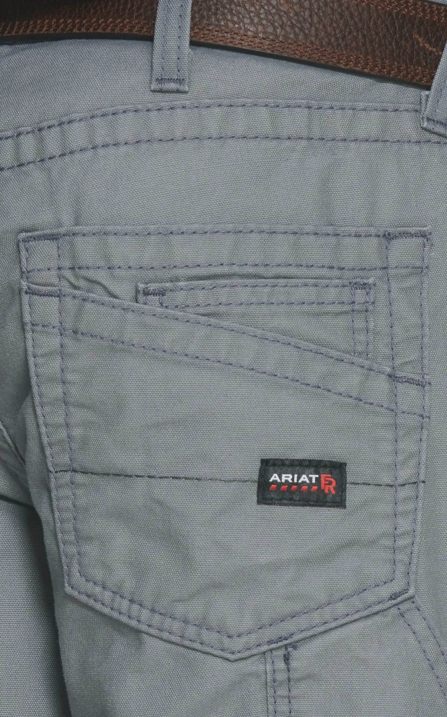 Ariat Men's FR M4 Workhorse Grey Relaxed Fit Boot Cut Work Pant