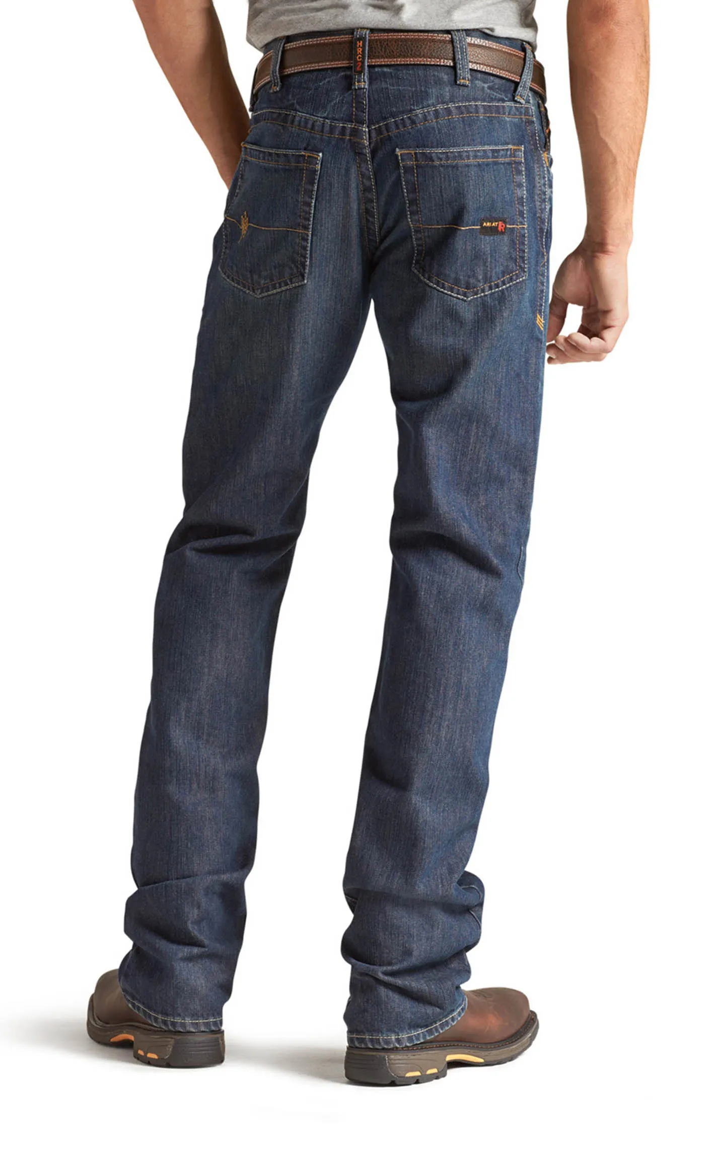 Ariat Work FR Men's M4 Shale Low Rise Boot Cut Work Jean - Extended Sizes (48-50)