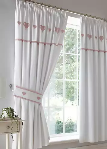 Aubrey Embroidered Lined Curtains by Kaleidoscope | Kaleidoscope