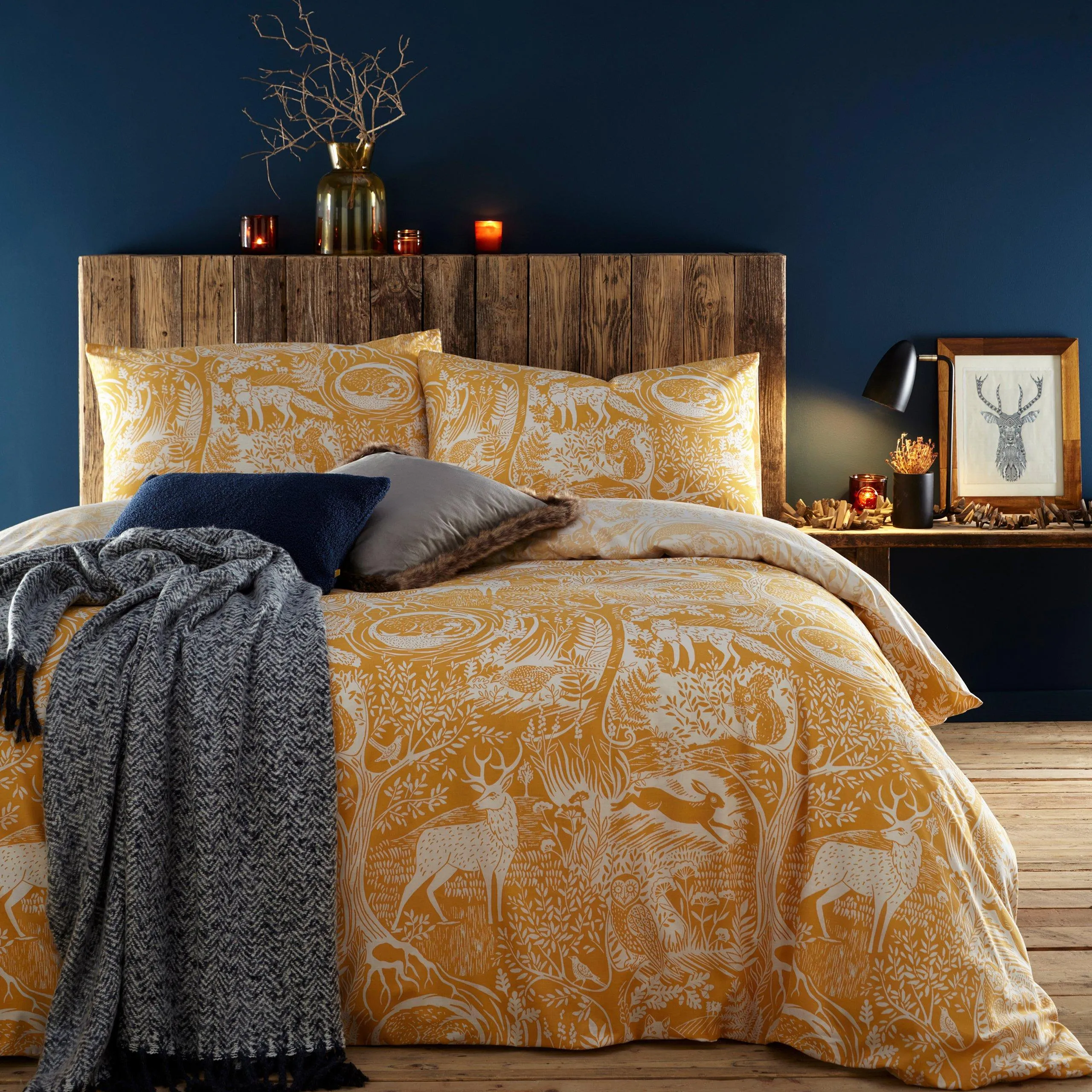 Bedding | Winter Woods Animal Duvet Cover Set | Furn