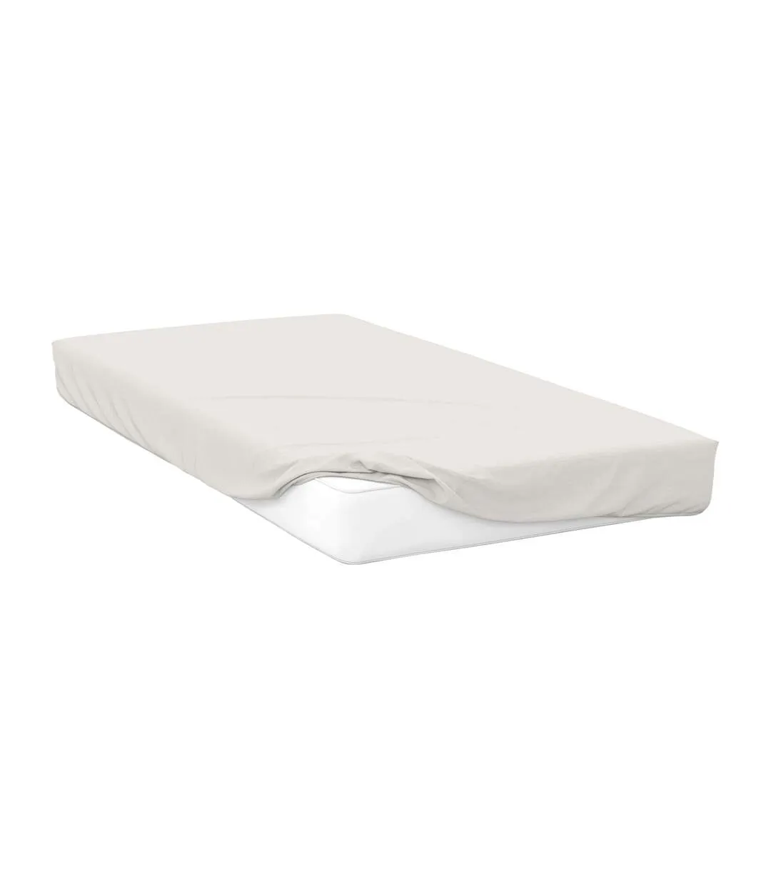 Belledorm Premium Blend 500 Thread Count Fitted Sheet (Ivory) - UTBM289