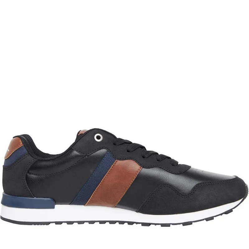 Ben Sherman Mens Owen Retro Run Trainers Black