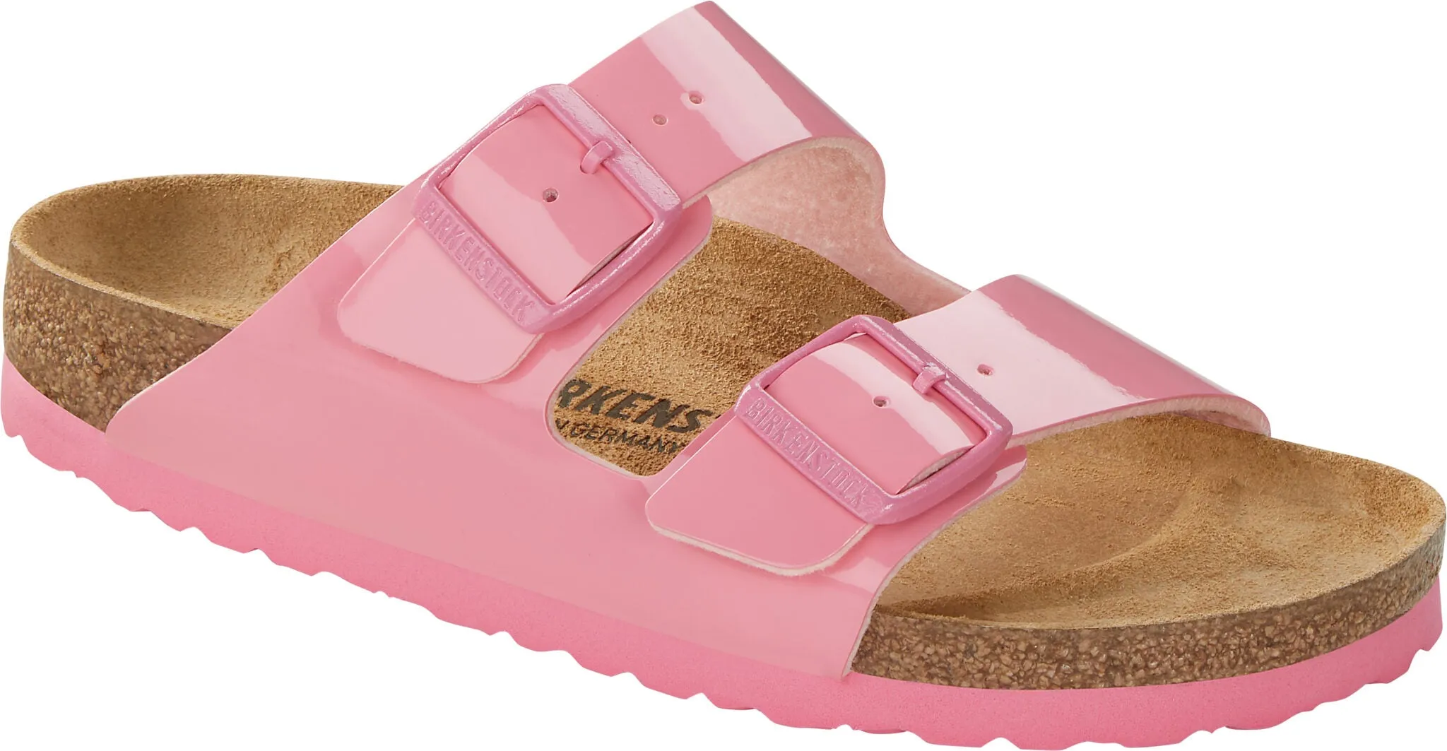 Birkenstock Arizona Gizeh Sky Blue Candy Pink Patent Sandals Slides Birko Flor