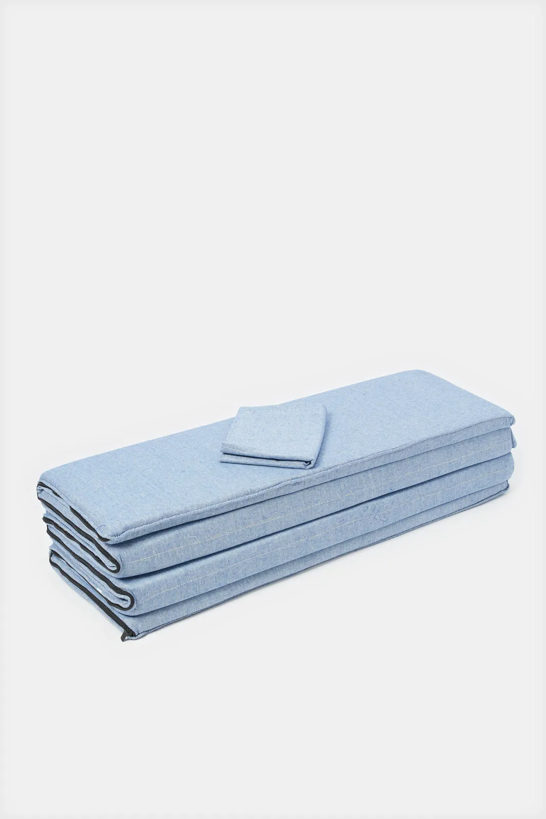 Blue Travel Mattress Set (2 Piece)