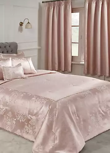 Cascade Home Chatsworth Pair of Standard Lined Curtains - Blush | Kaleidoscope