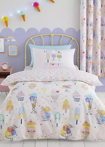 Catherine Lansfield Kids Ice Cream Fundae Fitted Sheet | Kaleidoscope