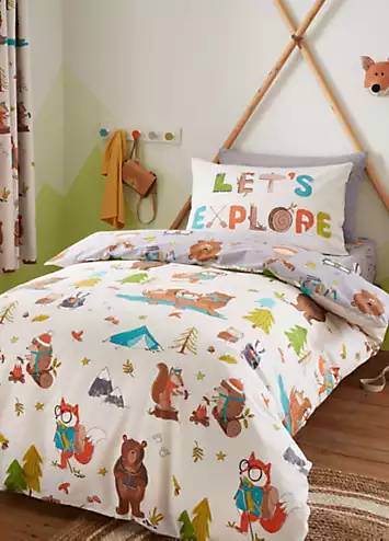 Catherine Lansfield Kids Woodland Adventure Duvet Cover Set | Kaleidoscope