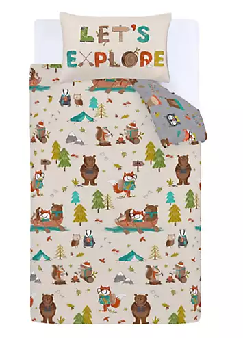 Catherine Lansfield Kids Woodland Adventure Duvet Cover Set | Kaleidoscope