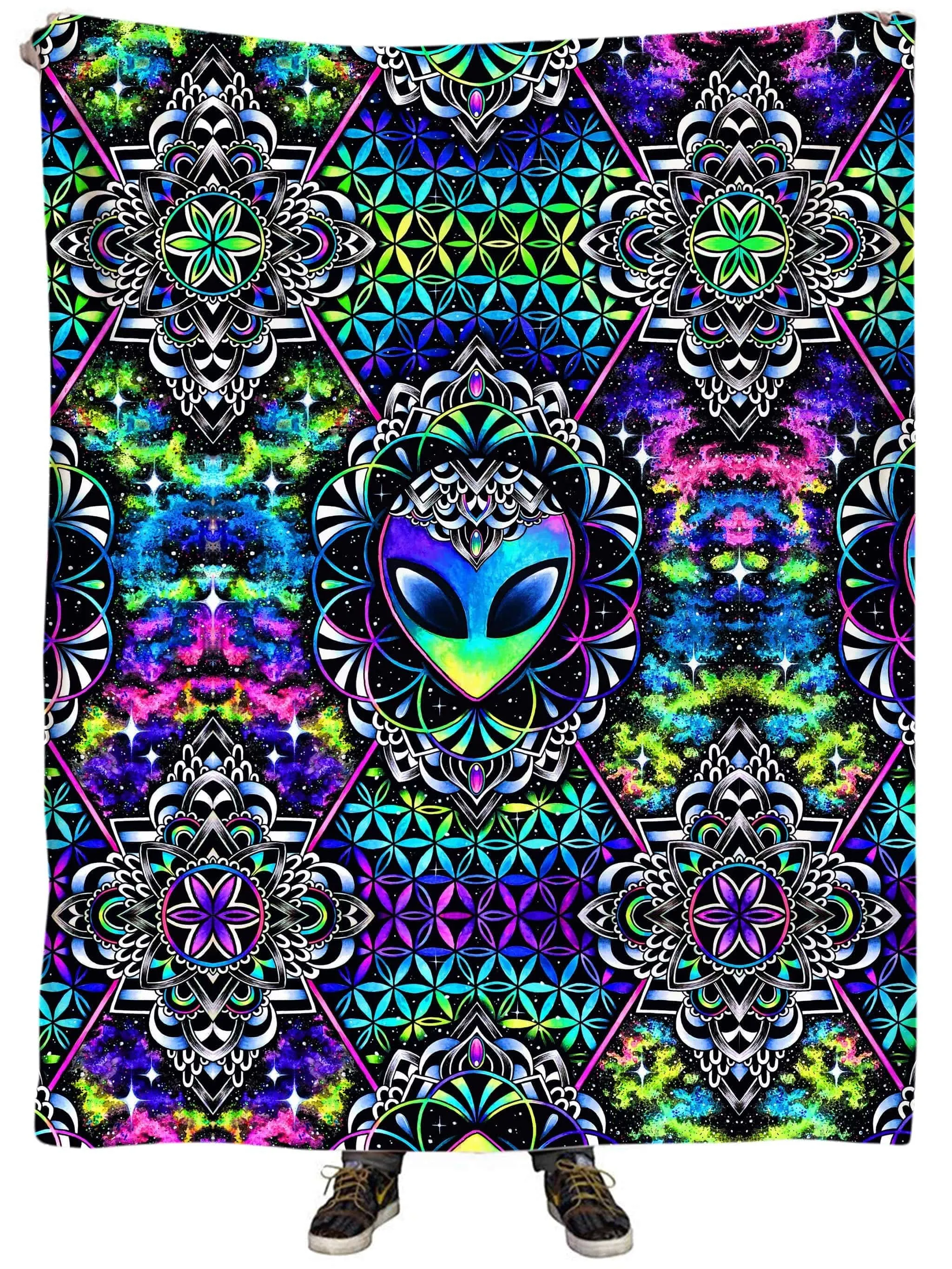 Conscious Cosmos Plush Blanket