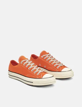 Converse 70's Chuck Taylor Low 166217C (Suede) - Campfire Orange/Black/Egret