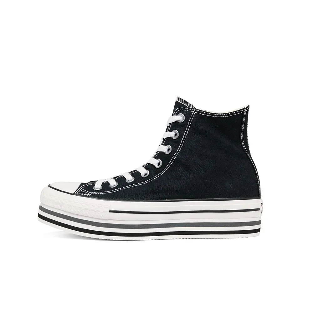 Converse Chuck Taylor All Star Platform Layer Hi 564486c Black/White/Thunder