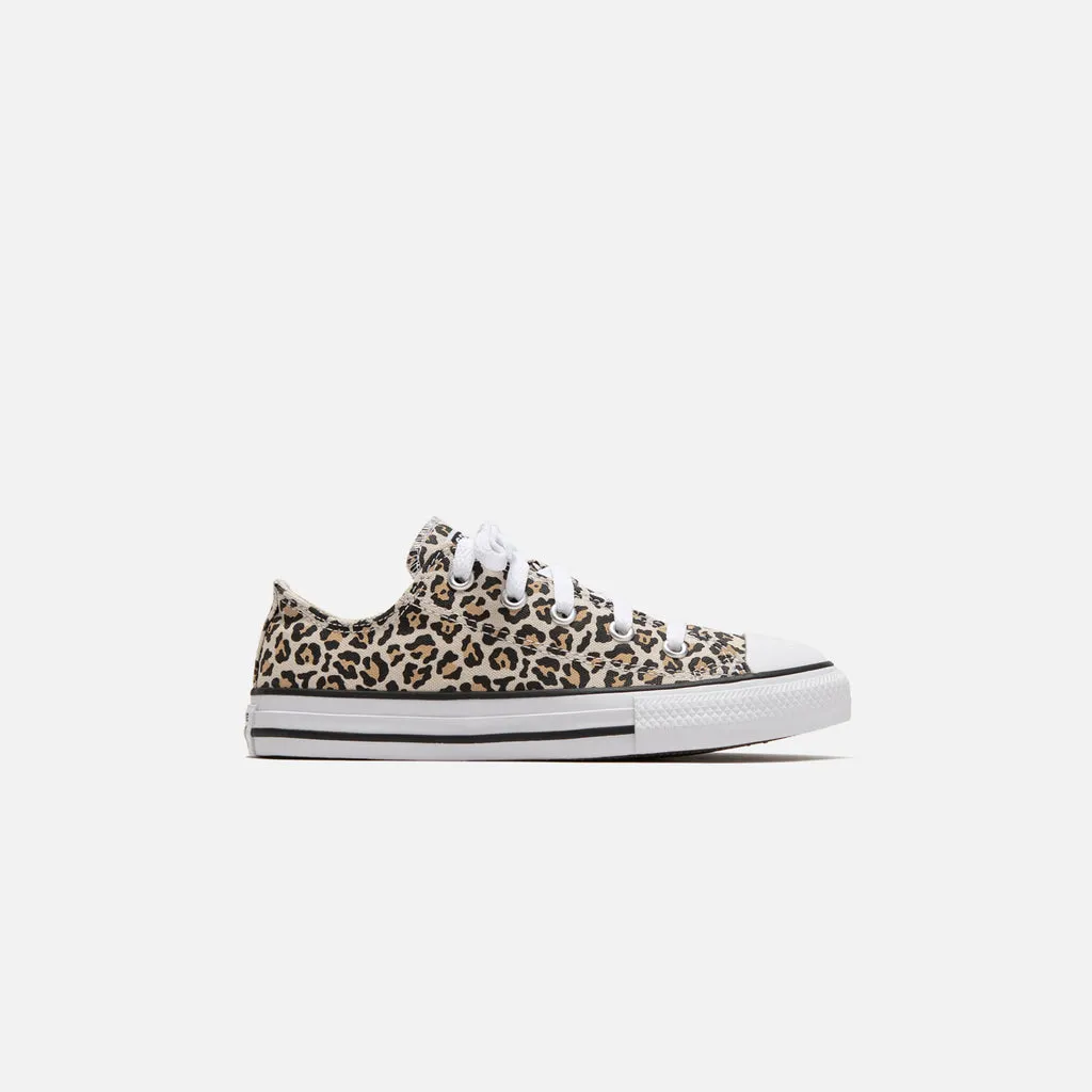 Converse     pre-school chuck taylor all star leopard print ox