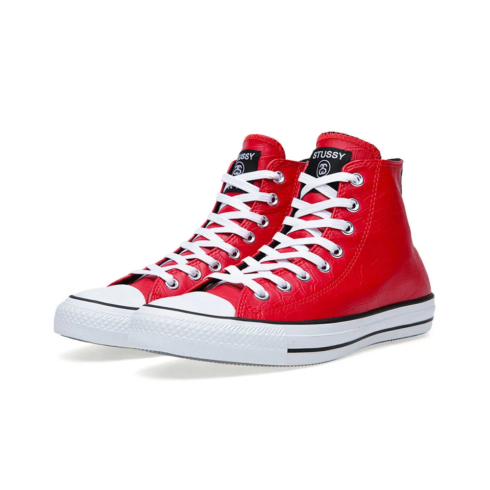 Converse X Stussy Chuck Taylor Hi All Star 141086C Red 2013