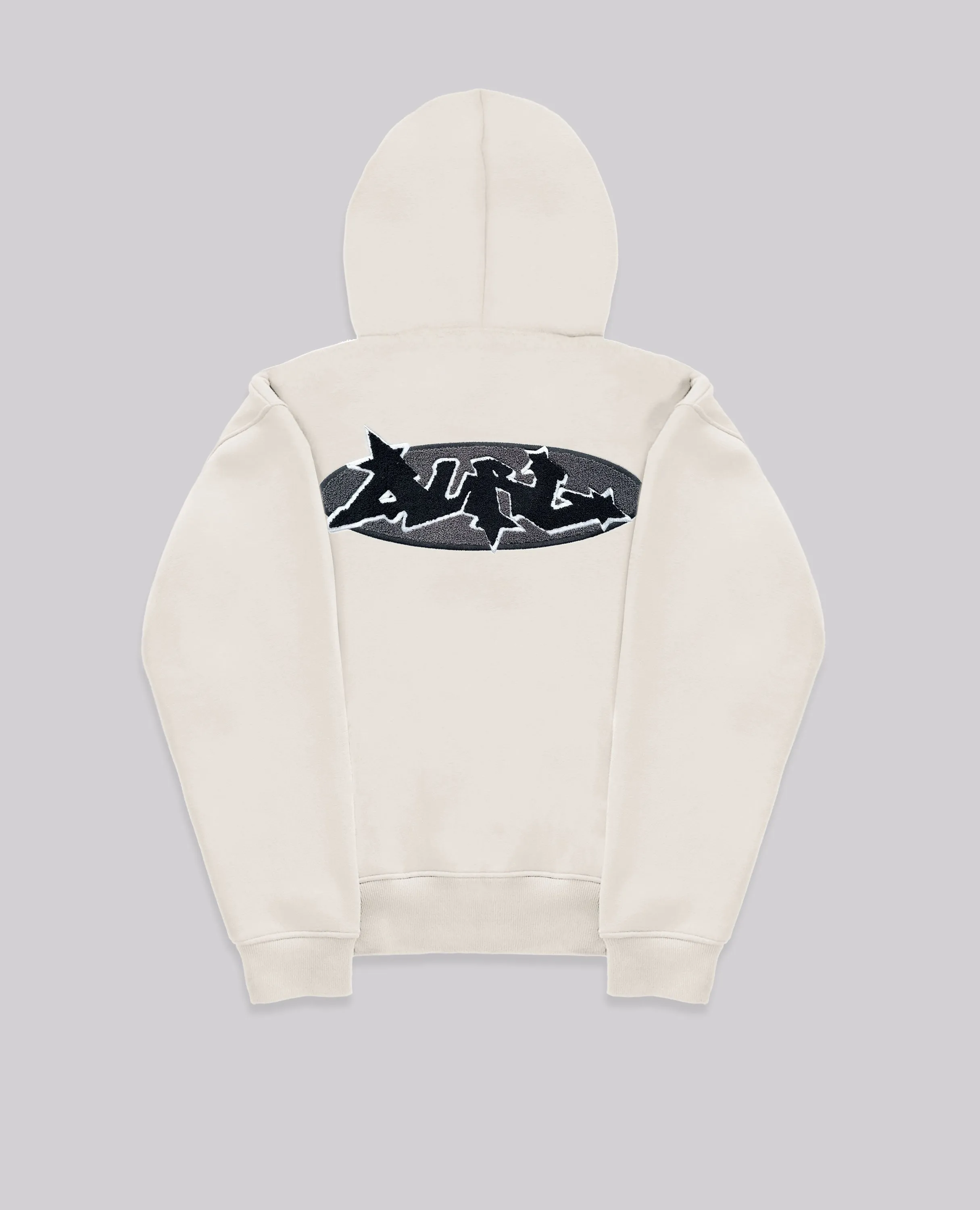 CREAM GRAFF HOODIE