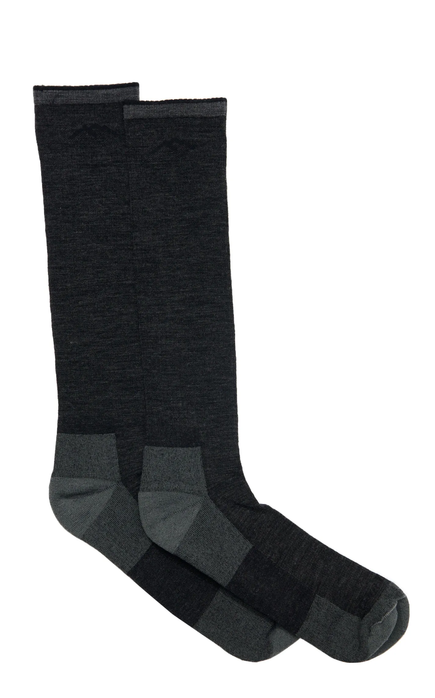 Darn Tough Men's Westerner Charcoal Over-the-Calf Lightweight Work Boot Socks - Medium