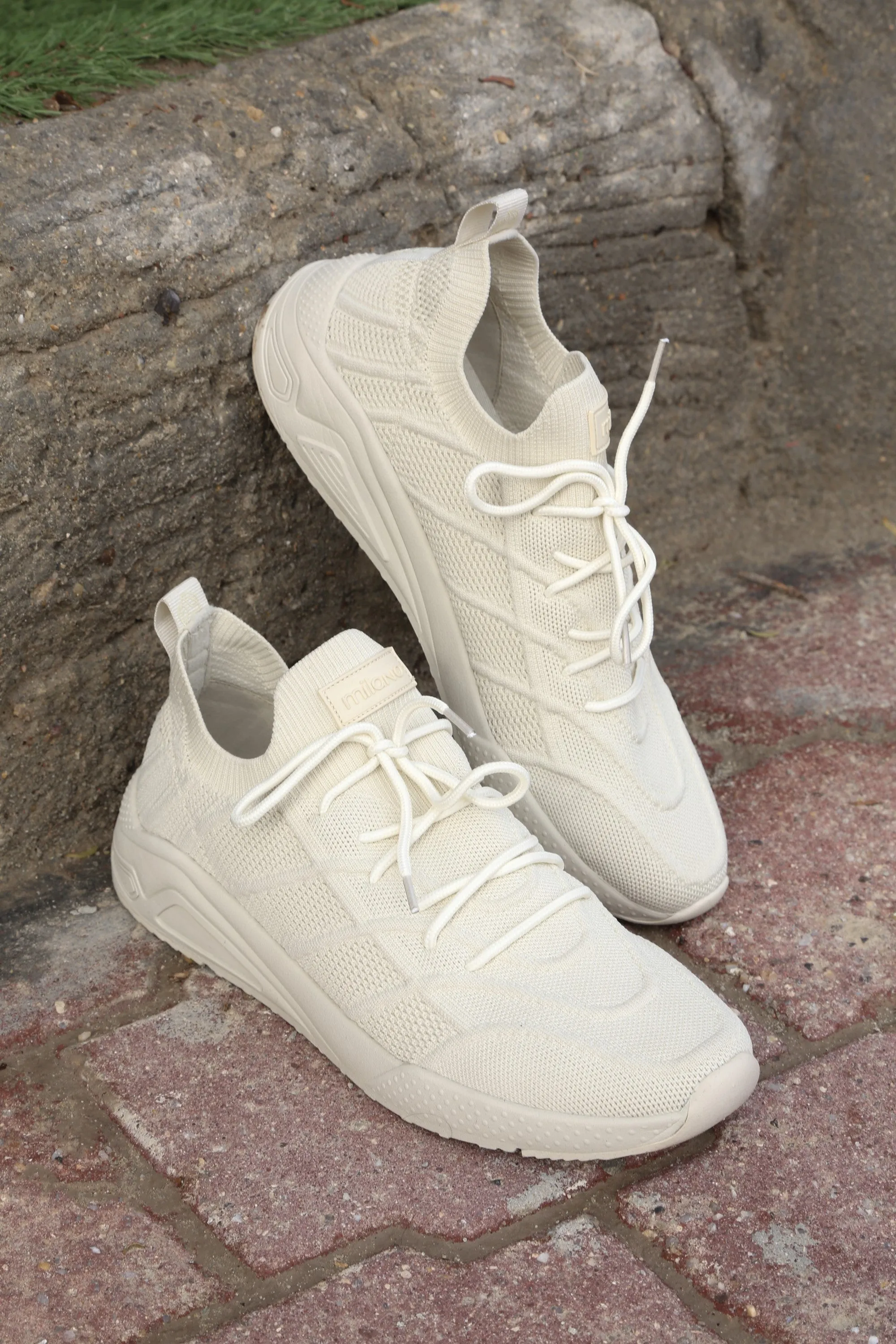 ECOTREAD TRAINERS - CREAM