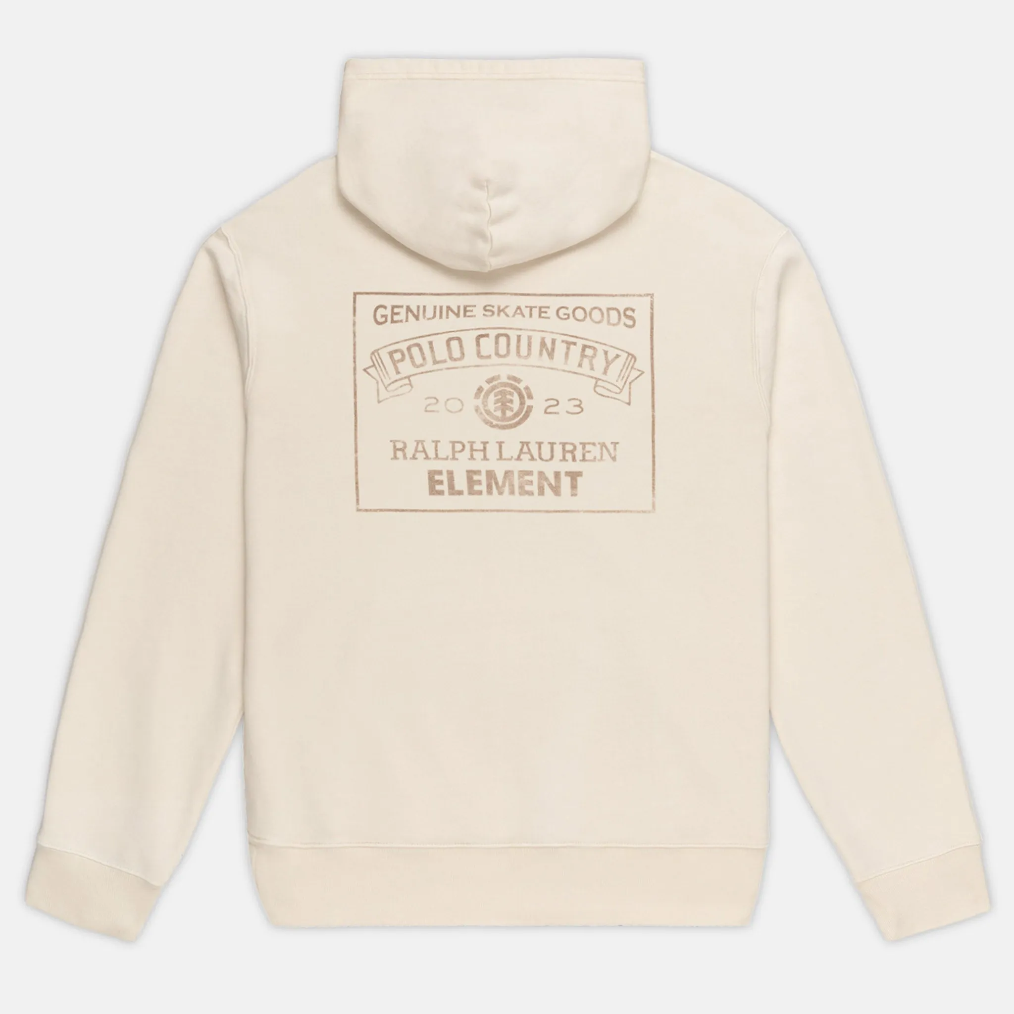 Element Skateboards - Polo Ralph Lauren Hooded Pullover Sweatshirt - Natural