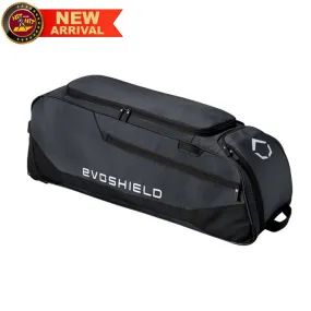 EVOSHIELD CHARCOAL STANDOUT WHEELED BAG: WB5719102