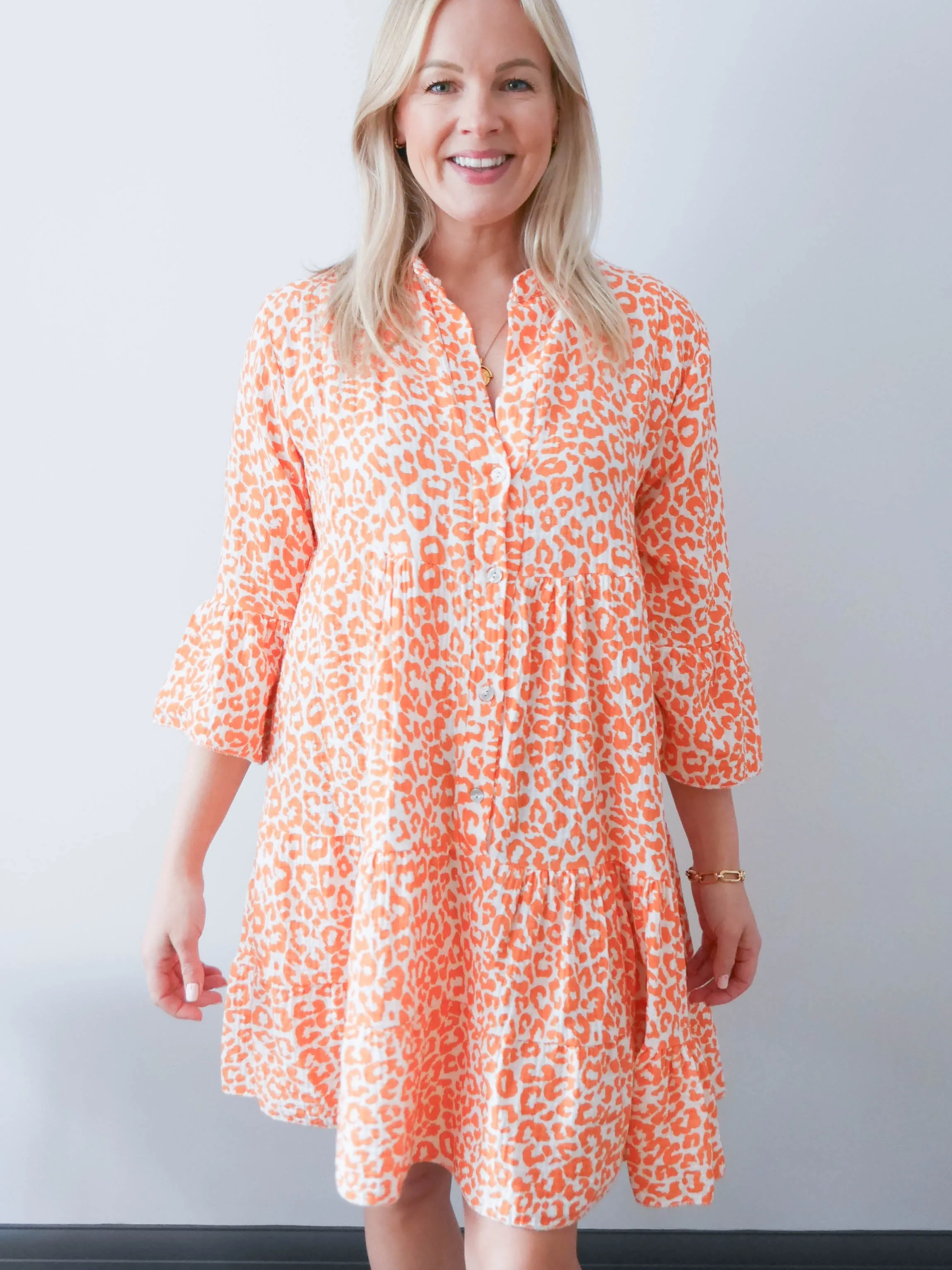 Faith Dress Orange