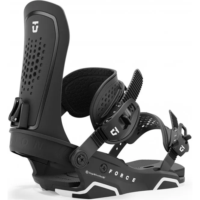 Force Snowboard Bindings Black - 2025