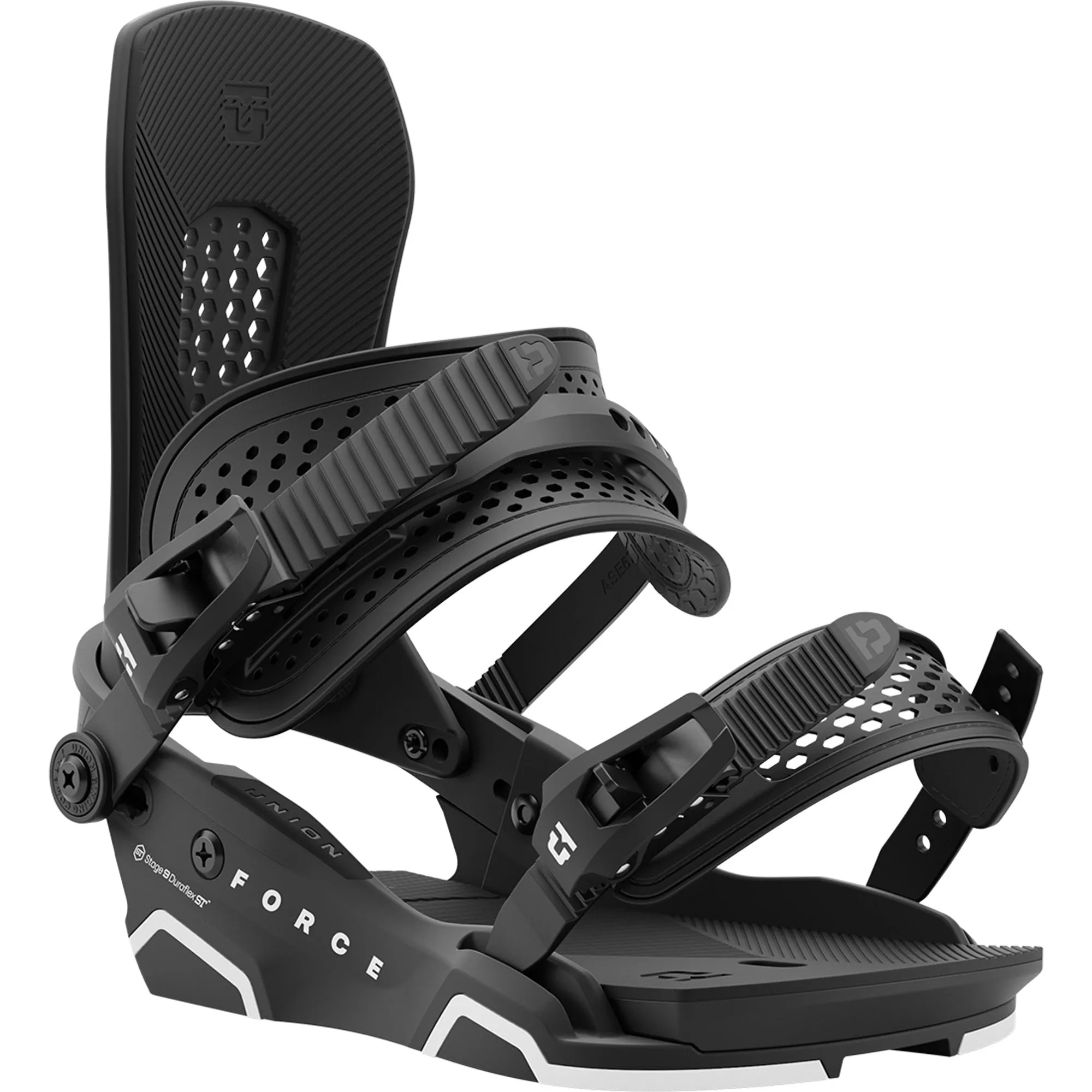 Force Snowboard Bindings Black - 2025