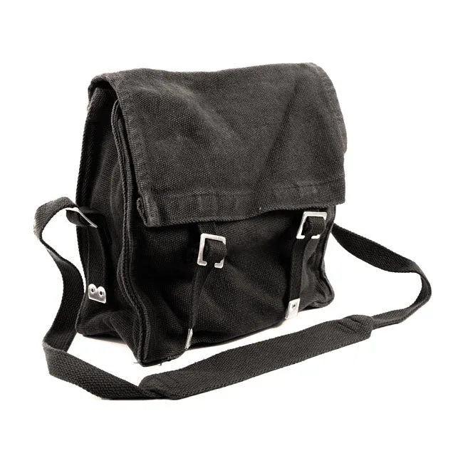 Fosco Canvas shoulder bag black